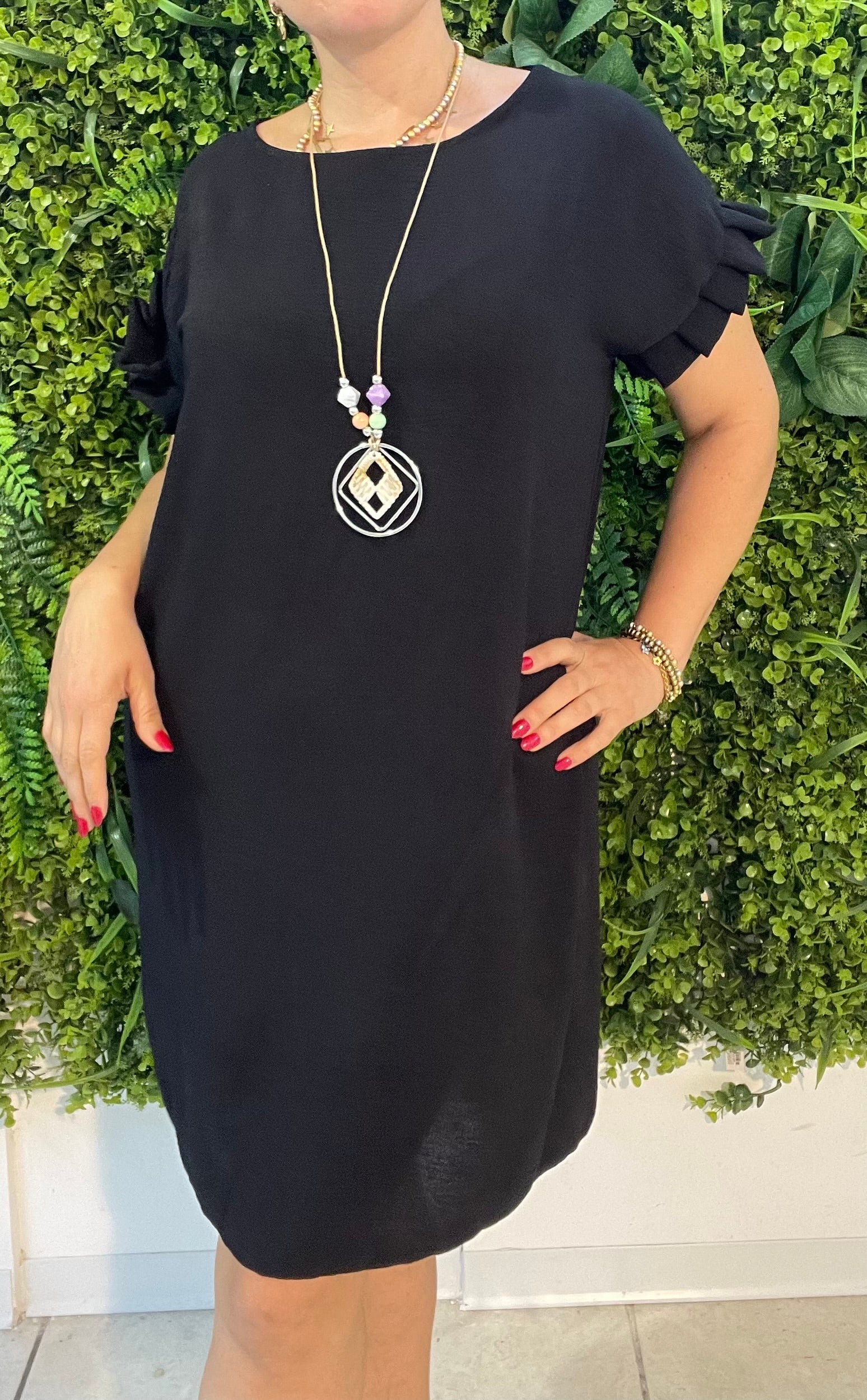 Vestito Corto + Collana Omaggio