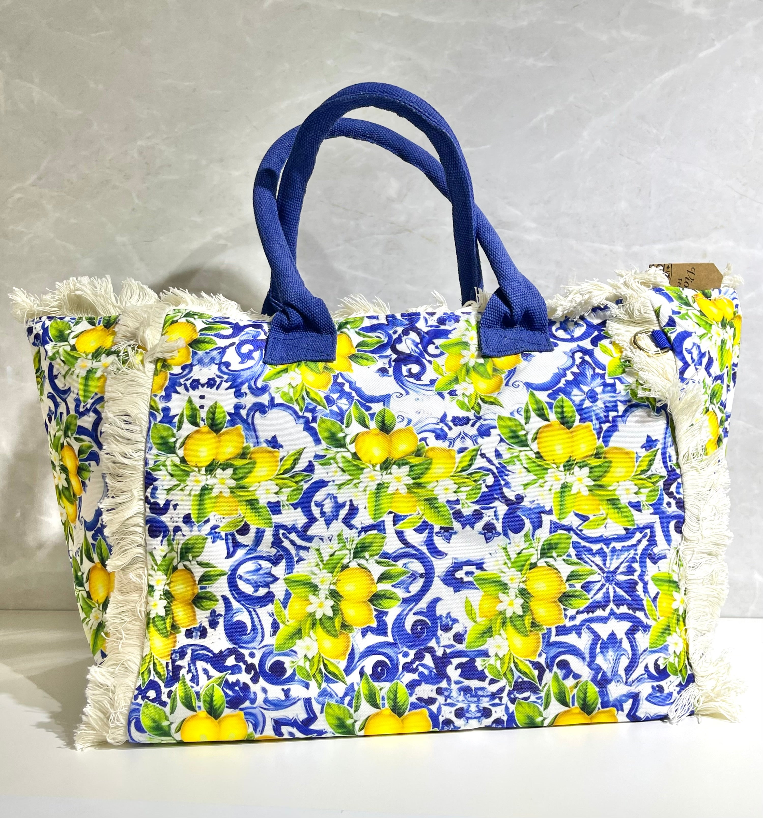 Borsa Mare Maiolica Limoni