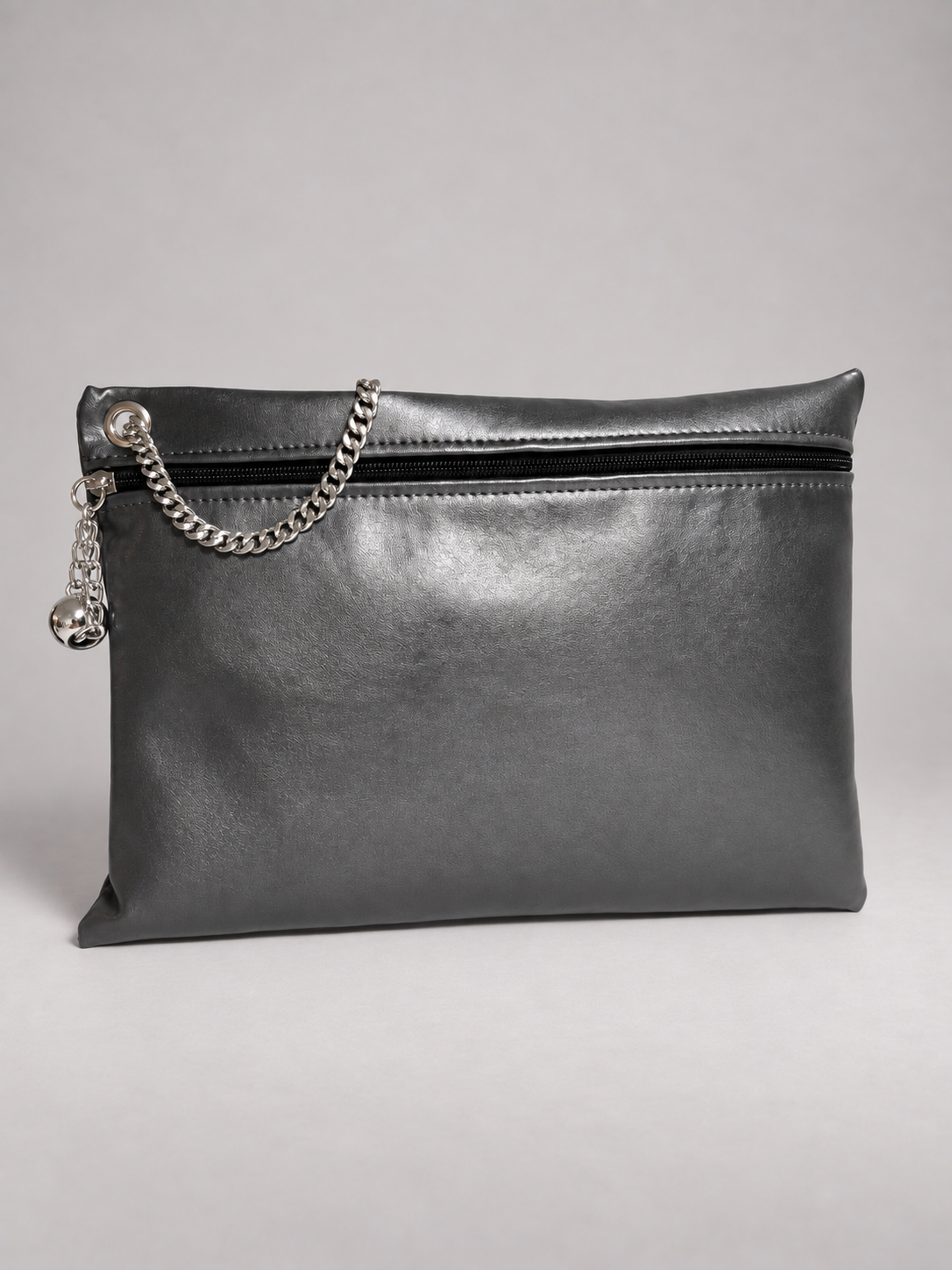 Pochette da Polso Grigio Laminato