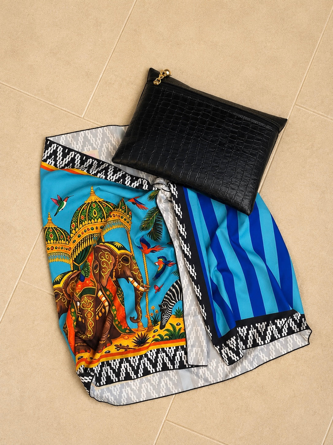 Pareo Saint Tropez + Pochette omaggio