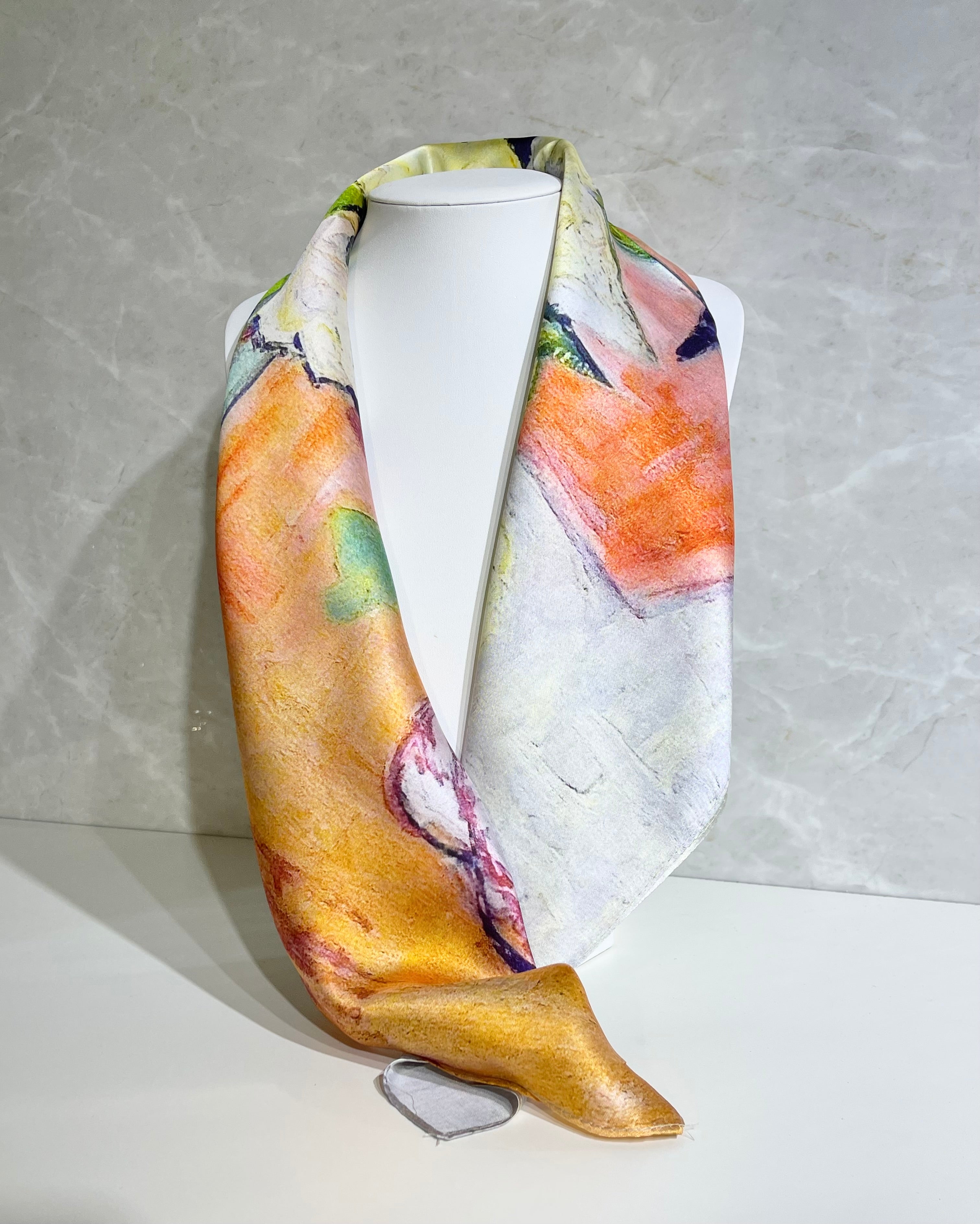 Foulard  Fiori Arancio