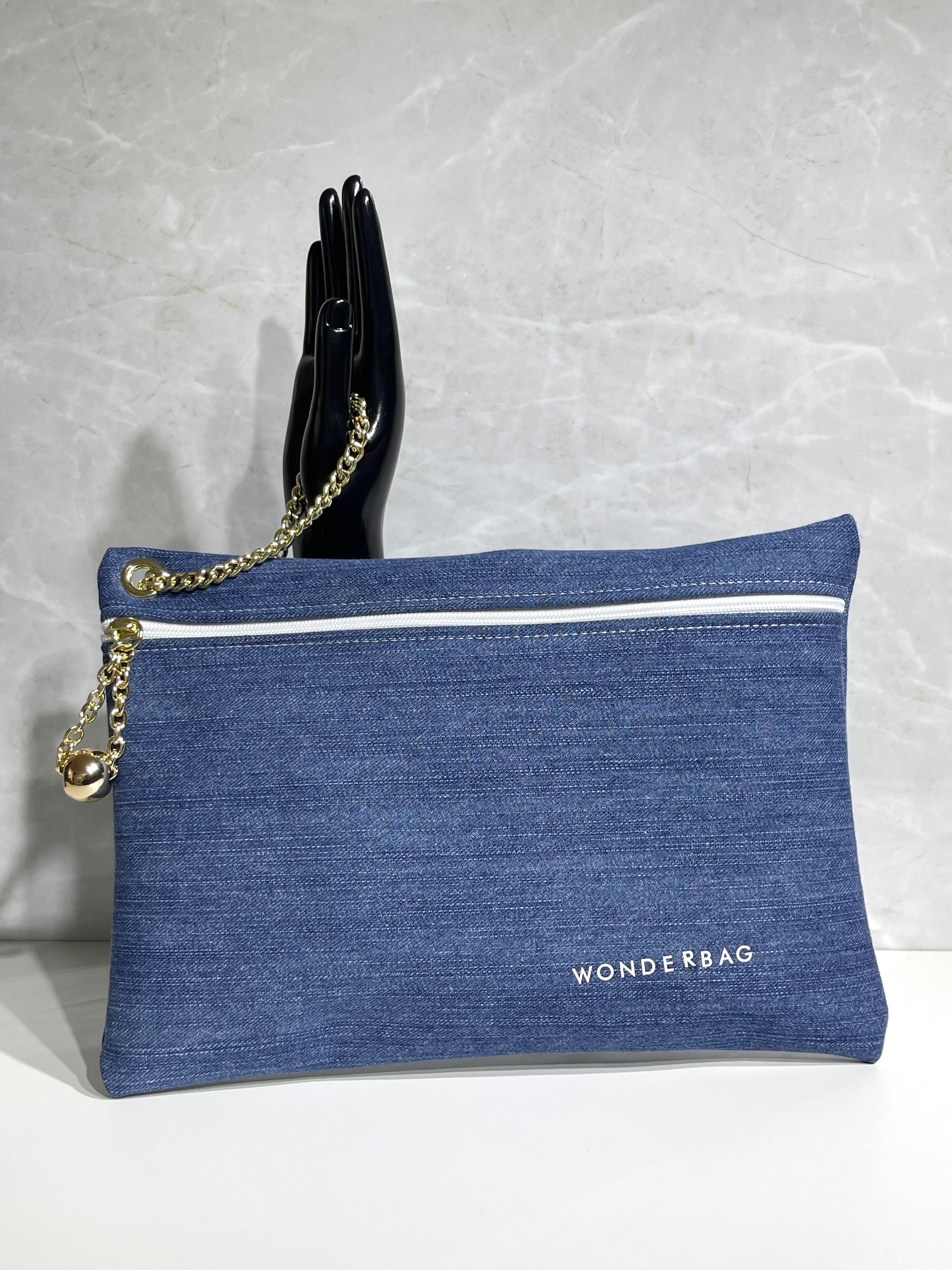 Pochette Grande da Polso Jeans
