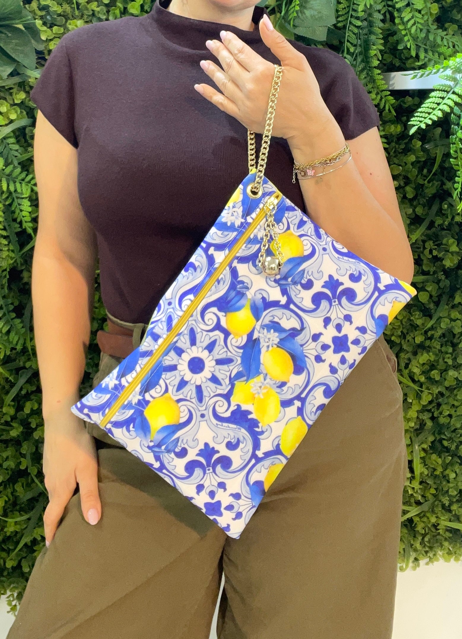 Pochette da Polso Maiolica Limoni