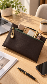 Pochette Midi Marrone