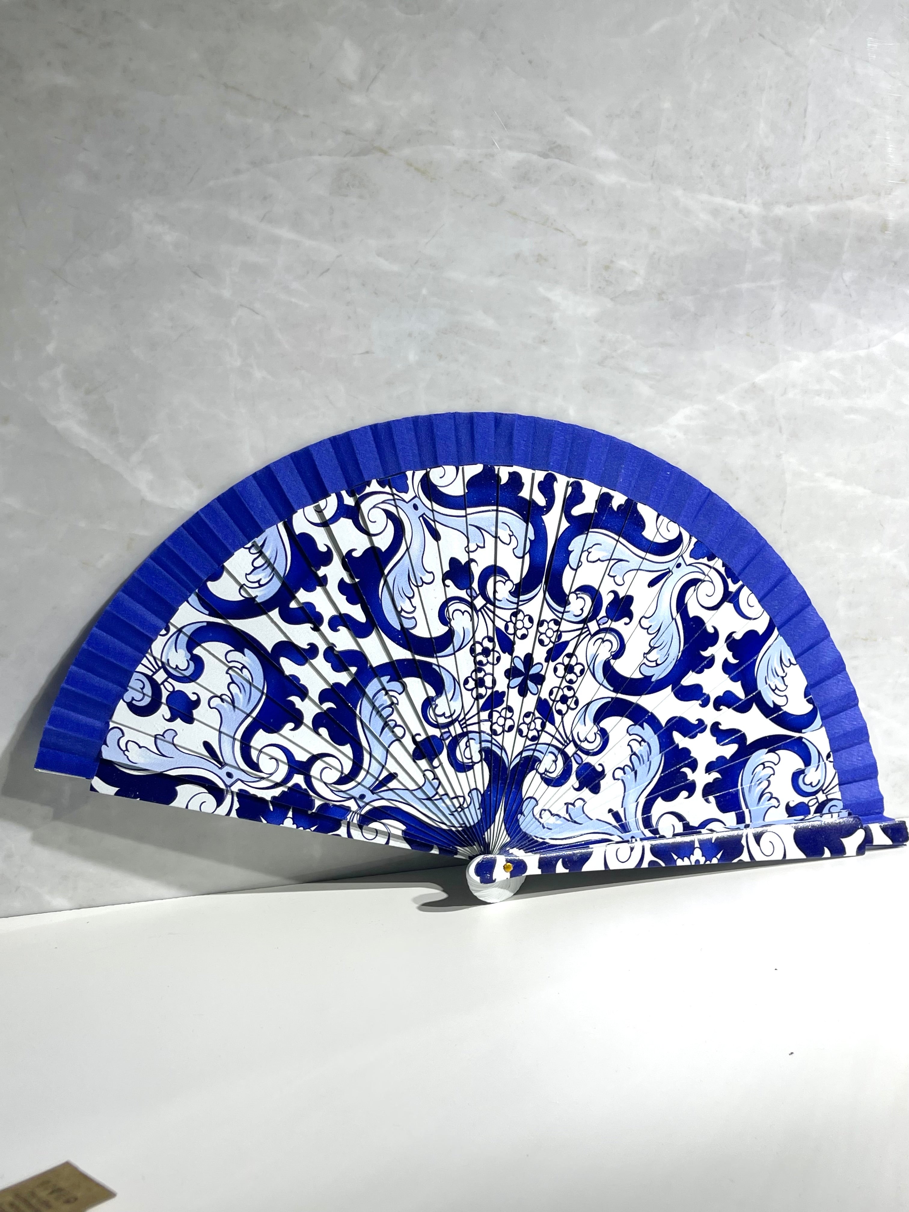 Ventaglio Maiolica Blu