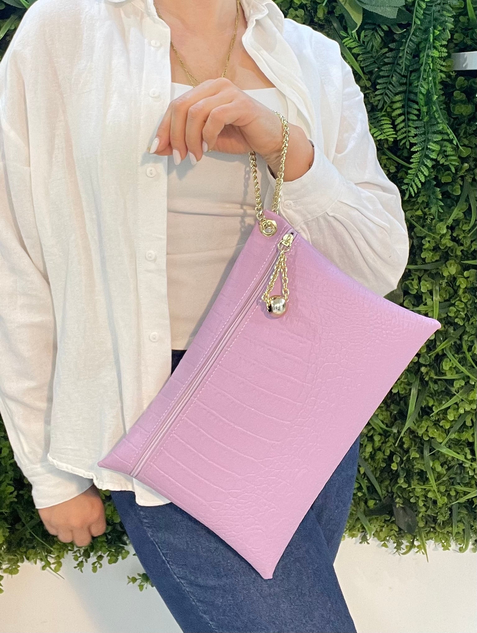 Pochette Grande da Polso Cocco Mat